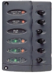 BEP Marine 6 Switch Panel Waterproof
